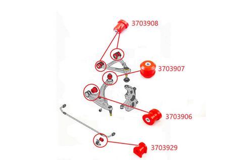 Pouzdro předního stabilizátoru - MPBS: 3703929 Mazda MX-5 NC
