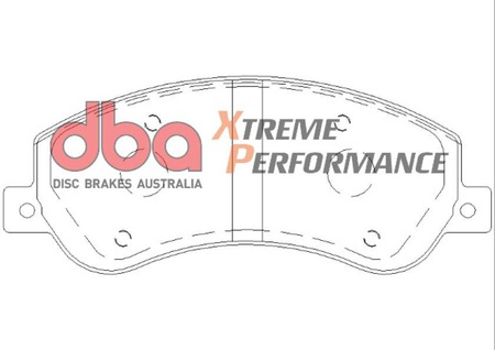 Přední brzdové destičky DBA Brake Pads Xtreme Performance - DB1915XP FORD Tourneo Transit 3rd Gen 280 300 330 350 430 450 VOLKSWAGEN Amarok