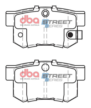Zadní DBA brzdové destičky Street Series Ceramic - DB1142SS