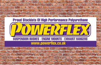 Vinyl Workshop Banner Polyuretanové pouzdro Powerflex Road Series Promotional Items WORKSHOP BANNER BANNER
