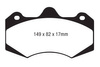 DP4062R - Sada brzdových destiček Série YELLOWSTUFF EBC Brakes