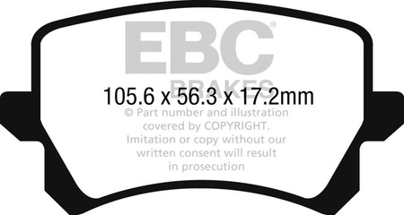 DP52278NDX - Sada brzdových destiček Série BLUESTUFF NDX EBC Brakes