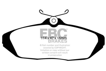DP41164R - Sada brzdových destiček Série YELLOWSTUFF EBC Brakes