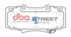 Přední DBA brzdové destičky Street Series Ceramic - DB2221SS