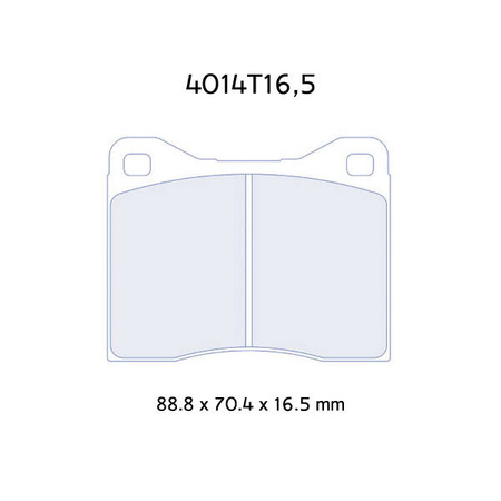 Brzdové destičky Carbone Lorraine RC6E - BMW E23 725-733 (all)