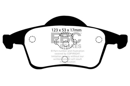 DP31231C - Sada brzdových destiček Série REDSTUFF EBC Brakes