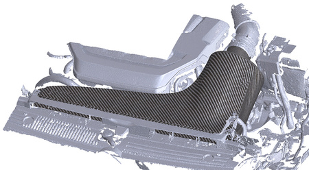 Karbonová sací sada pro Volkswagen, Audi, Seat, Škoda, Cupra 2.0 TSI EA888