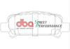 Zadní brzdové destičky DBA Brake Pads Street Performance Hawk HB434x.543 - DB1379SP SUBARU Forester SF5 SG5 Impreza Sport Legacy BE5 BH5 Outback