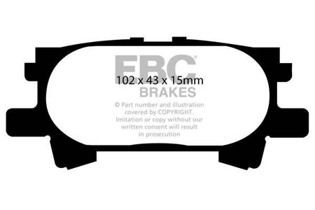 DP1682 - Sada brzdových destiček Série ULTIMAX2 EBC Brakes