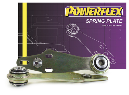 Rear Suspension Spring Plate Polyuretanové pouzdro Powerflex Road Series Porsche 911 964 (1989 - 1994) PFR57-107