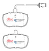 Přední brzdové destičky DBA Brake Pads Street Series Ceramic - DB885SS FIAT Daily IVECO 82-90 90-96 LAND ROVER 90 Discovery 1 Range SD1