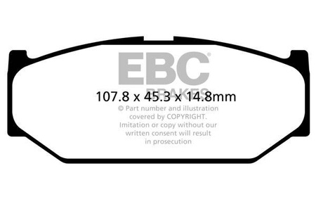 DPX2104 - Sada brzdových destiček Série ULTIMAX2 EBC Brakes