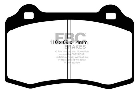 DP1140 - Sada brzdových destiček Série ULTIMAX2 EBC Brakes