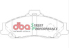 Přední brzdové destičky DBA Brake Pads Street Performance - DB1366SP FORD Ranger MAZDA B2500 Pick Up BT-50