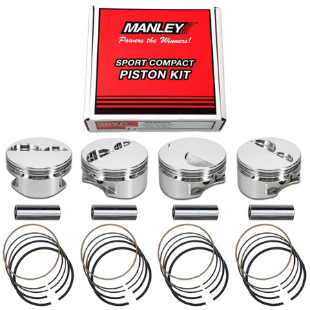Sada pístů Manley pro Mitsubishi 2.0L 4G63 85.50mm B 1.130 CH -22.00cc 607005C-4