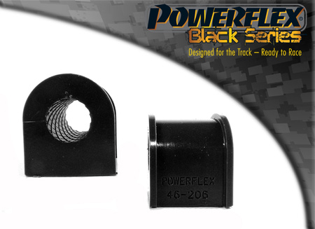 Pouzdro zadního stabilizátoru 18mm Polyuretanové pouzdro Powerflex Black Series Nissan SILVIA 200SX - S13, S14, & S15 (1991 - 2002) PFR46-206-18BLK