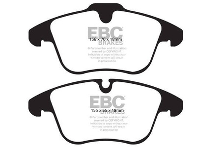 DP1911 - Sada brzdových destiček Série ULTIMAX2 EBC Brakes