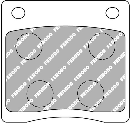 Přední brzdová destička Ferodo Racing FER4003 FCP39C HONDA Civic Civic I NISSAN Cherry Sunny,