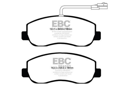 DPX2083 - Sada brzdových destiček Série ULTIMAX2 EBC Brakes