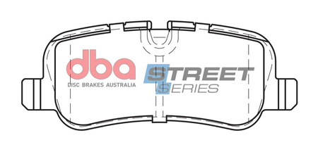 Zadní brzdové destičky DBA Brake Pads Street Series Ceramic - DB1781SS LAND ROVER Discovery 3 4 Range L322 Sport L320