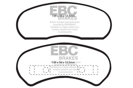 DP1527 - Sada brzdových destiček Série ULTIMAX2 EBC Brakes