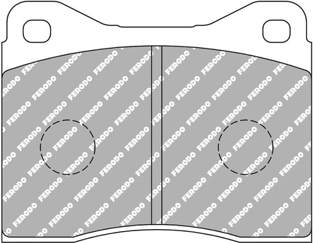 Přední brzdová destička Ferodo Racing DS2500 FCP399H BMW 2500-3.3 E3 5 E12 E28 6 E24 7 E23 FORD Sierra Cosworth Sapphire GINETTA G 40 40R LAMBORGHINI Contach Diablo Jalpa Urraco MASERATI 222 228 420 422 425 430 Biturbo,
