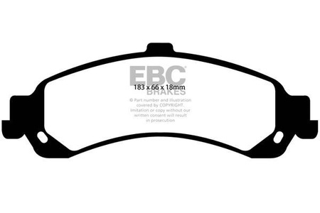 DP41635R - Sada brzdových destiček Série YELLOWSTUFF EBC Brakes