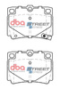 Zadní brzdové destičky DBA Brake Pads Street Series Ceramic - DB1390SS MITSUBISHI Challenger Shogun Sport