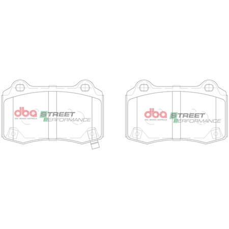 Zadní brzdové destičky DBA Street Performance (Hawk HB663x.557) - DB15041SP