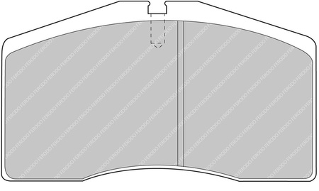 Přední brzdová destička Ferodo Racing DS2500 FCP891H AUDI A8 S8 Quattro PORSCHE 911 964 993 928 968 993,