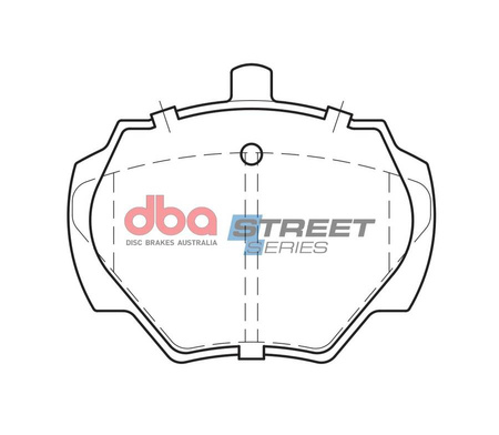 Zadní DBA brzdové destičky Street Series Ceramic - DB843SS