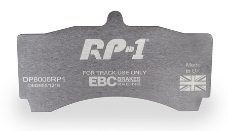 DP8006RP1 - Sada závodních brzdových destiček Série RP-1 Racing EBC Brakes