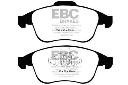 DP1993 - Sada brzdových destiček Série ULTIMAX2 EBC Brakes