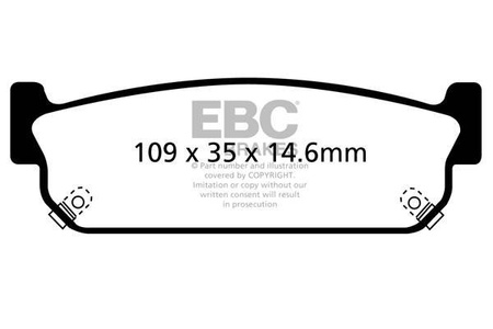 DP41784R - Sada brzdových destiček Série YELLOWSTUFF EBC Brakes