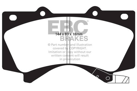 DP51815NDX - Sada brzdových destiček Série BLUESTUFF NDX EBC Brakes