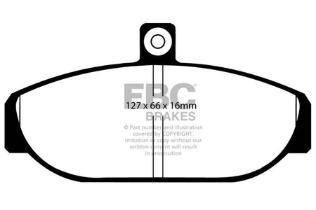 DP435 - Sada brzdových destiček Série ULTIMAX2 EBC Brakes