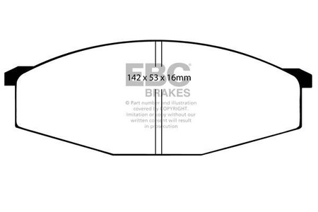 DP445 - Sada brzdových destiček Série ULTIMAX2 EBC Brakes