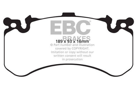 DP32158C - Sada brzdových destiček Série REDSTUFF EBC Brakes