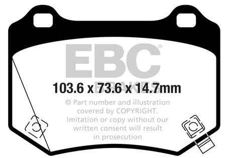 DP52361NDX - Sada brzdových destiček Série BLUESTUFF NDX EBC Brakes