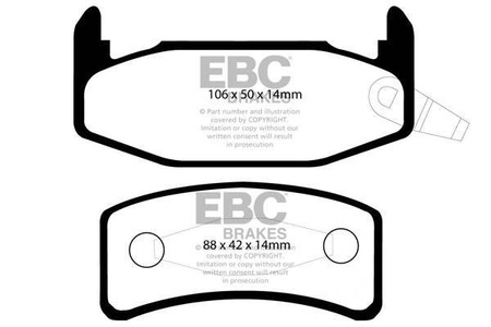DP4978R - Sada brzdových destiček Série YELLOWSTUFF EBC Brakes
