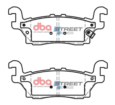 Zadní brzdové destičky DBA Brake Pads Street Series Semi-metallic - DB2189SS HUMMER H3 H3T