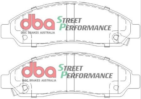 Přední brzdové destičky DBA Brake Pads Street Performance Hawk HB554x.643 - DB1468SP HOLDEN Aust NZ ISUZU D-MAX Rodeo