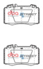 Přední brzdové destičky DBA Brake Pads Street Series Ceramic - DB1453SS MERCEDES-BENZ C-Class W203 C30 TD AMG C32 C320 C350 4Matic C55 Coupe CL203 CL-Class C215 CL500 CL55 CL600 CL63 CLK C209 CLK320 D CLK350 CLK500 CLK55 CLS C219 CLS280 CLS300 CLS320