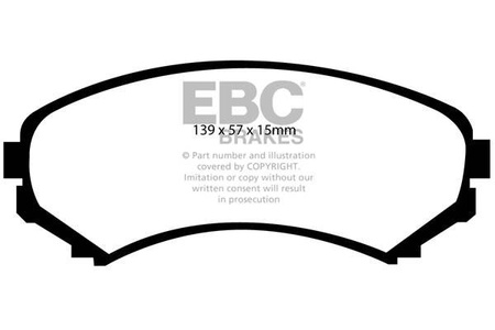 DP1619 - Sada brzdových destiček Série ULTIMAX2 EBC Brakes