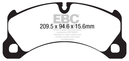 DP52162NDX - Sada brzdových destiček Série BLUESTUFF NDX EBC Brakes