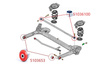 Pouzdro zadní spojovací tyče Panhard MPBS: 51036100 Nissan Primastar, Opel Vivaro A, Renault Trafic II,
