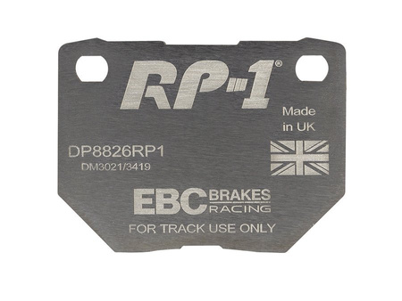 DP8826RP1 - Sada závodních brzdových destiček Série RP-1 Racing EBC Brakes