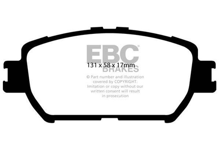 DP1642 - Sada brzdových destiček Série ULTIMAX2 EBC Brakes
