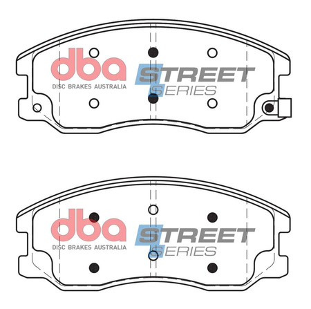 Přední brzdové destičky DBA Brake Pads Street Series Ceramic - DB1850SS CHEVROLET Captiva OPEL Antara VAUXHALL