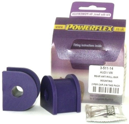 Tuleja Poliuretanowa Powerflex Volkswagen Jetta Models - Jetta Mk4 4 Motion (1999-2005) PFR3-511-14 Nr na diagramie: 6